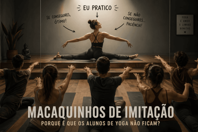 Porque é que os alunos de yoga não ficam?