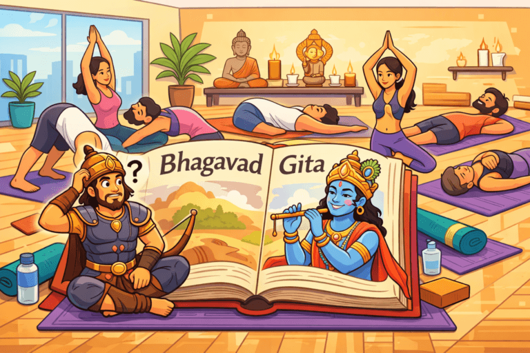 Por que toda a gente fala do Bhagavad Gītā… e ninguém o ensina nas aulas de 60 minutos?